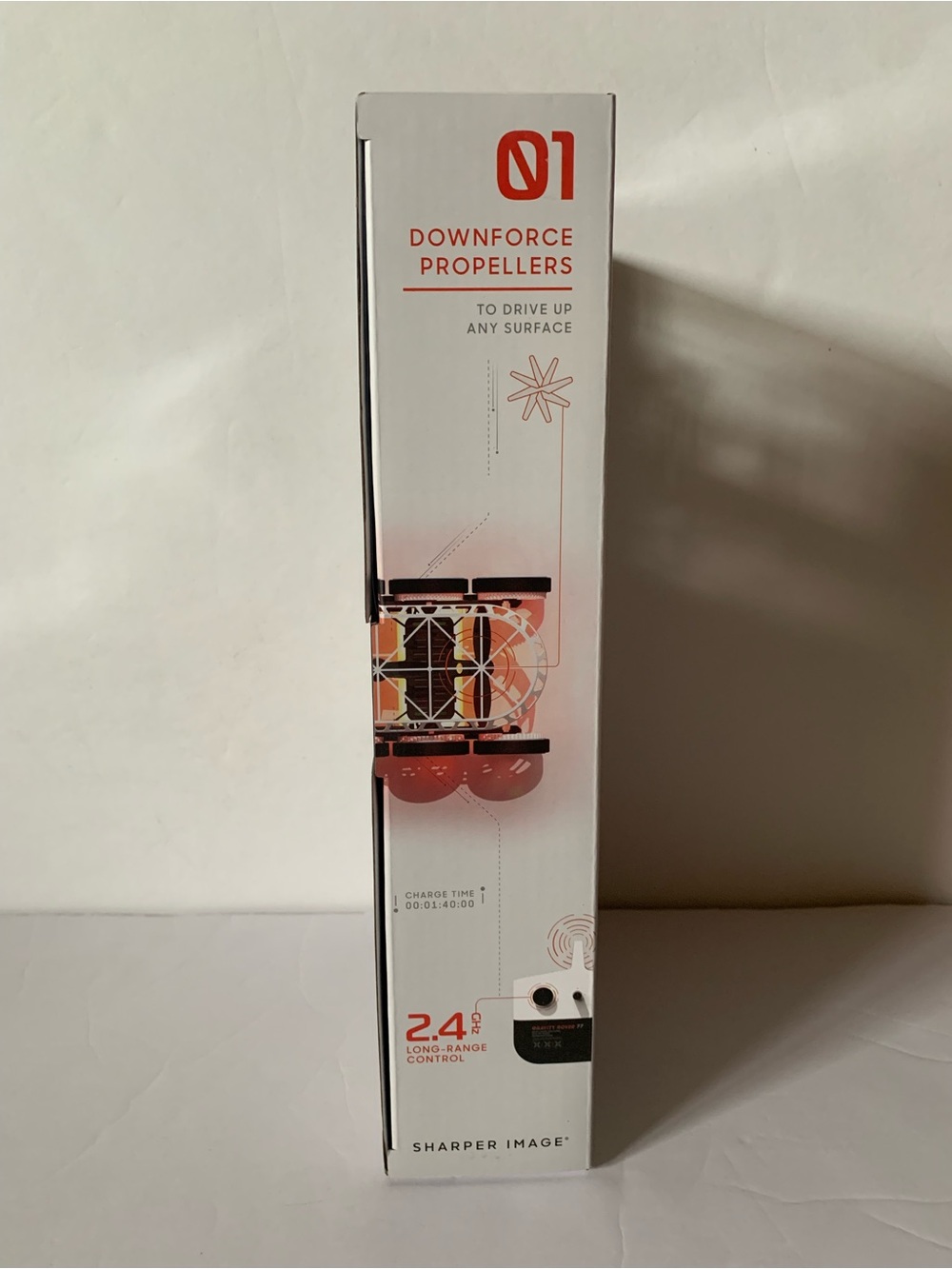 NIB. Sharper Image Gravity Rover Remote Control Wall-Ceiling Crawler - Picture 5 of 6